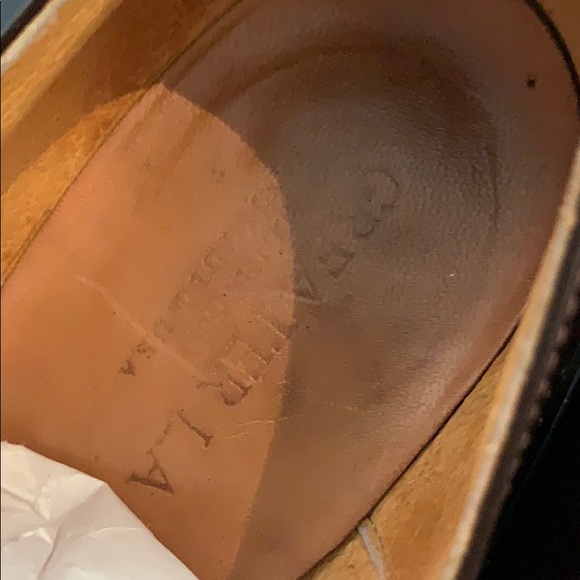 GREATER L.A. leather & ponyhair lace up heels 5.5 - Picture 3 of 8